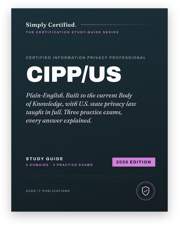 IAPP CIPP/US study guide cover