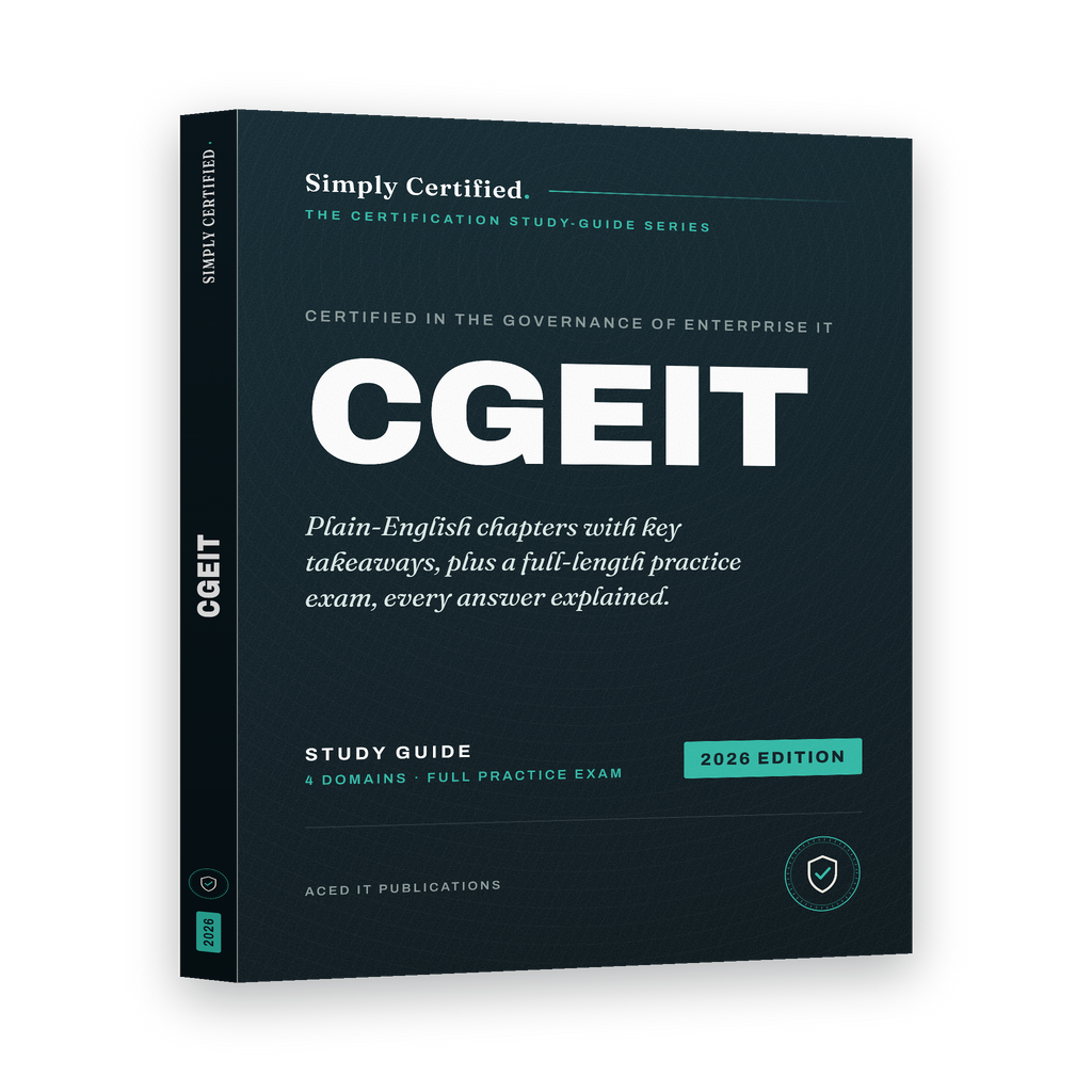 ISACA CGEIT: Simply Certified Study Guide