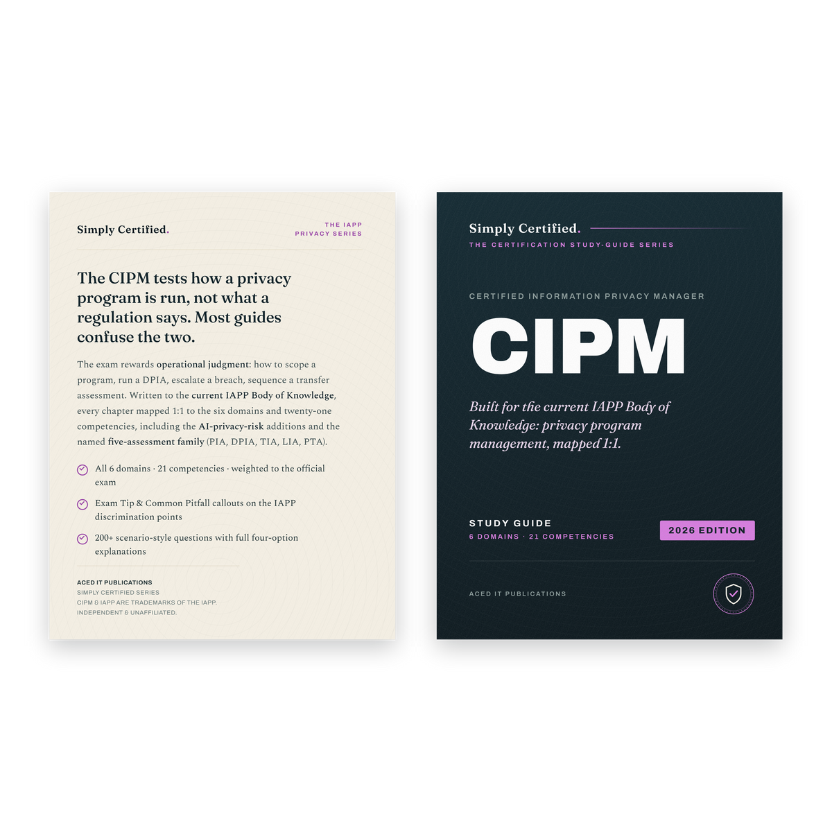 IAPP CIPM: Certified Information Privacy Manager Study Guide
