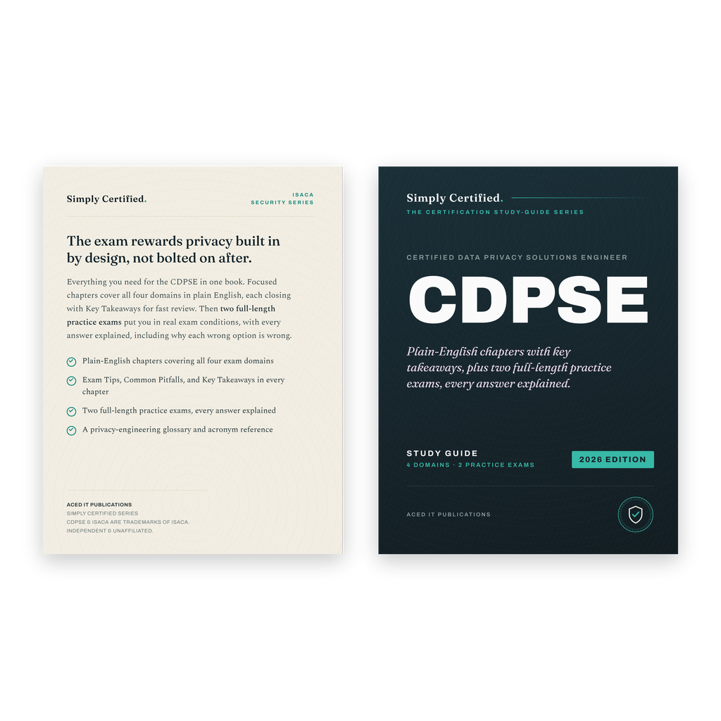 ISACA CDPSE: Simply Certified Study Guide