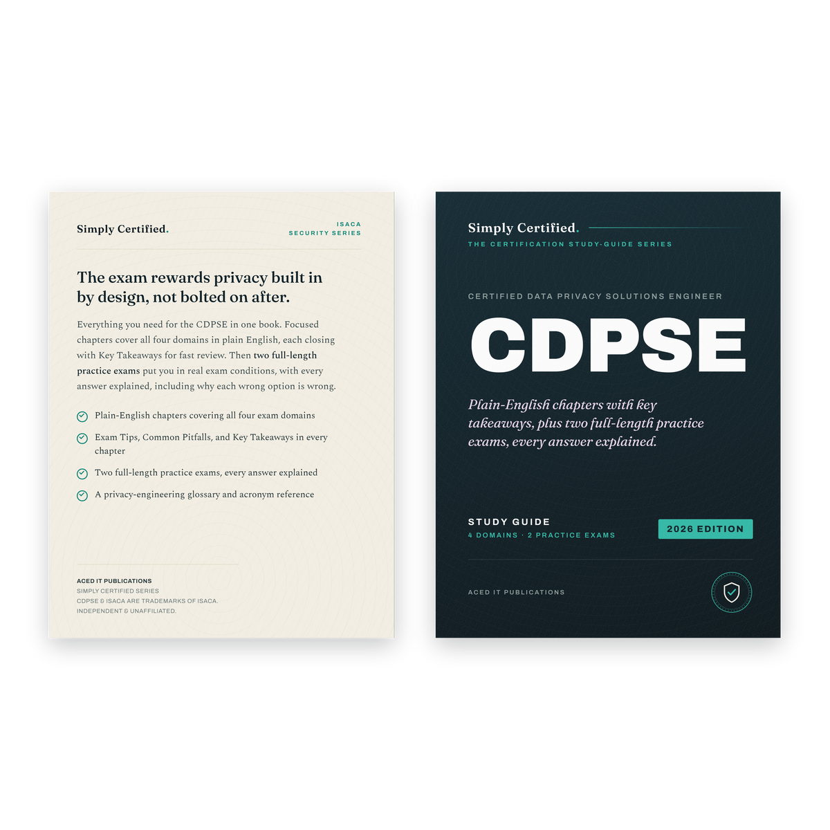 ISACA CDPSE: Simply Certified Study Guide