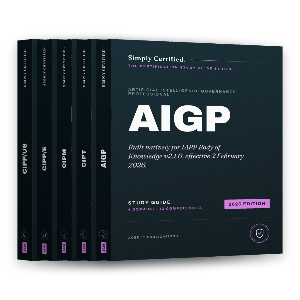 IAPP AIGP: Artificial Intelligence Governance Professional Study Guide