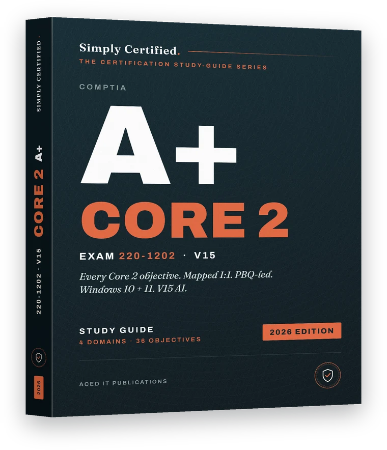 CompTIA 220-1202 study guide, 2026 edition