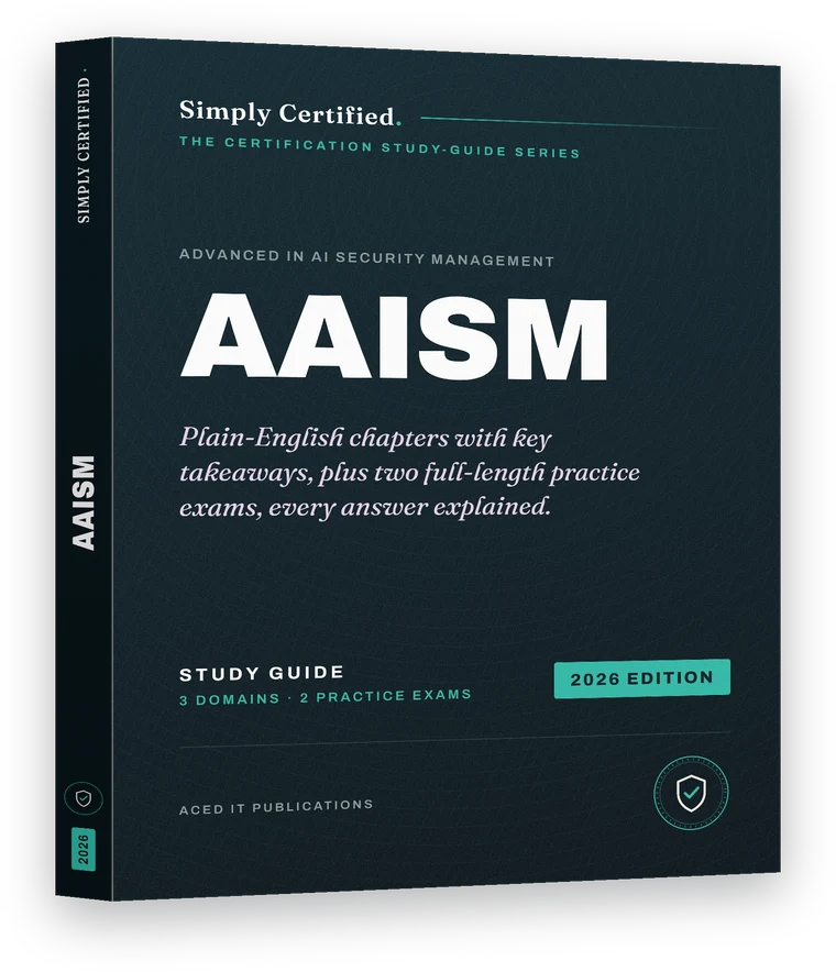ISACA AAISM study guide, 2026 edition