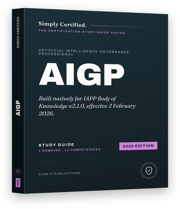 IAPP AIGP study guide, 2026 edition