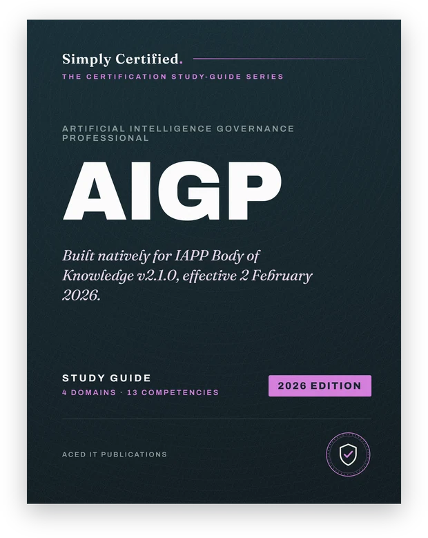 IAPP AIGP study guide cover