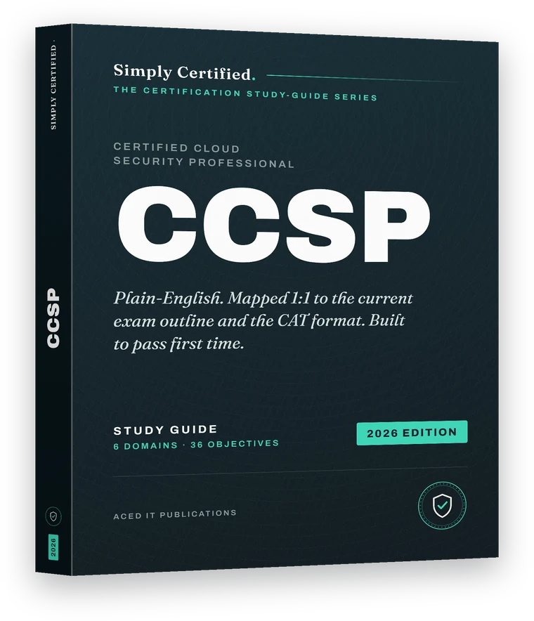 ISC2 CCSP study guide, 2026 edition