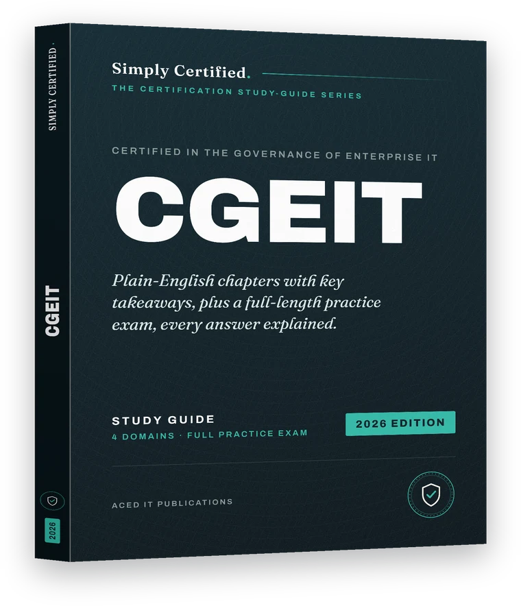 ISACA CGEIT study guide, 2026 edition