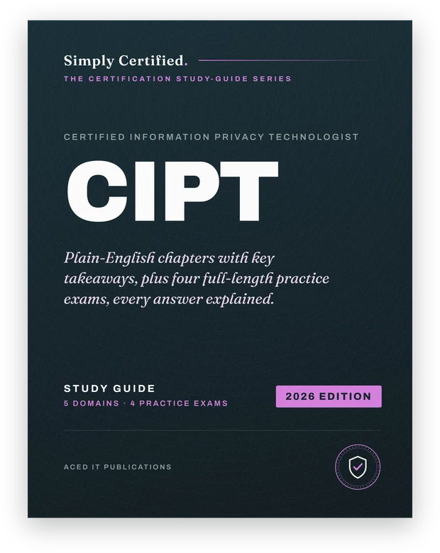 IAPP CIPT study guide cover
