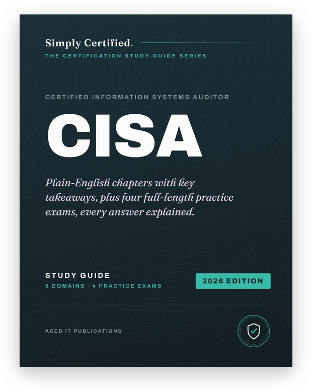 ISACA CISA study guide cover