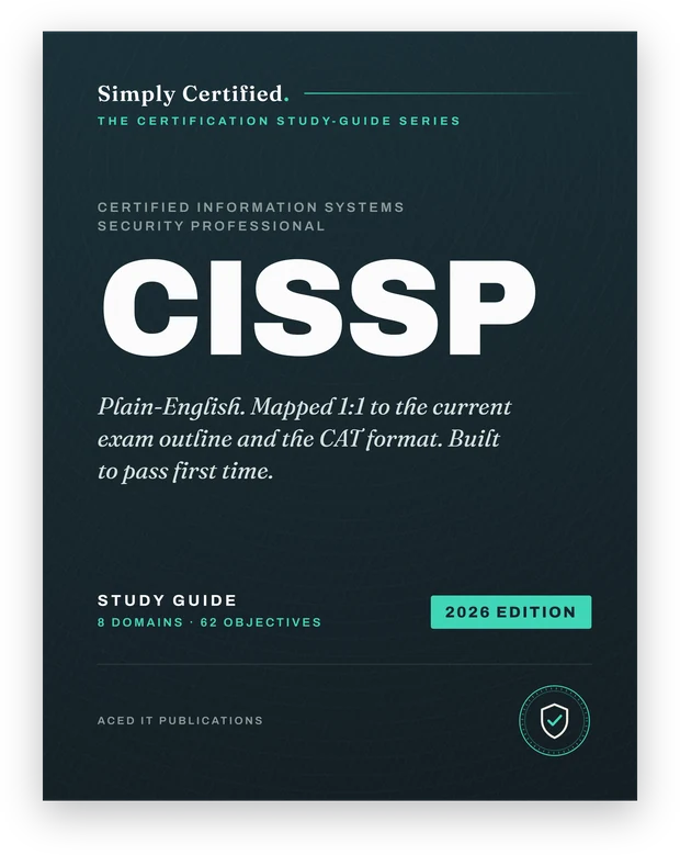 ISC2 CISSP study guide cover