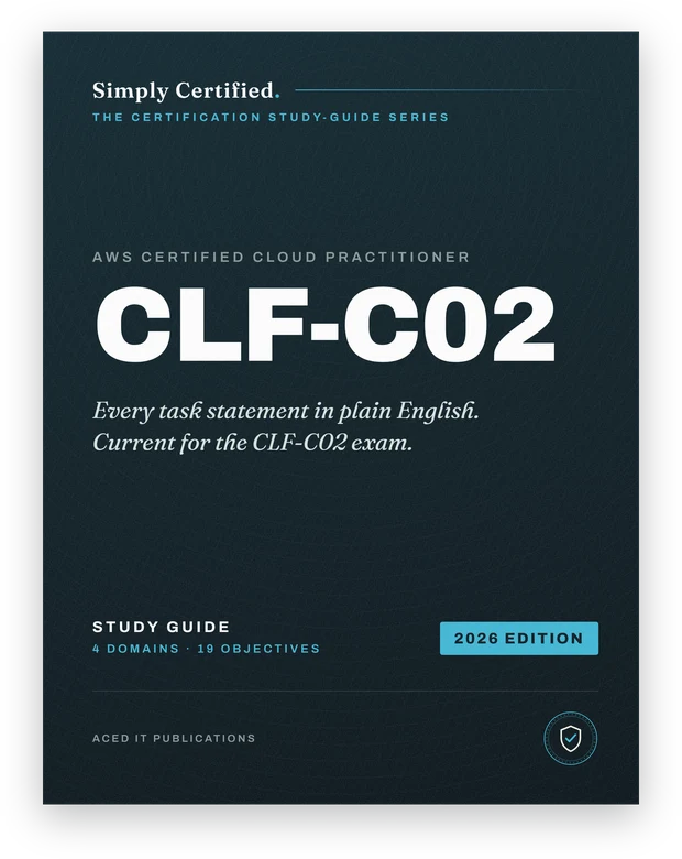 AWS CLF-C02 study guide cover
