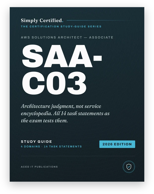 AWS SAA-C03 study guide cover