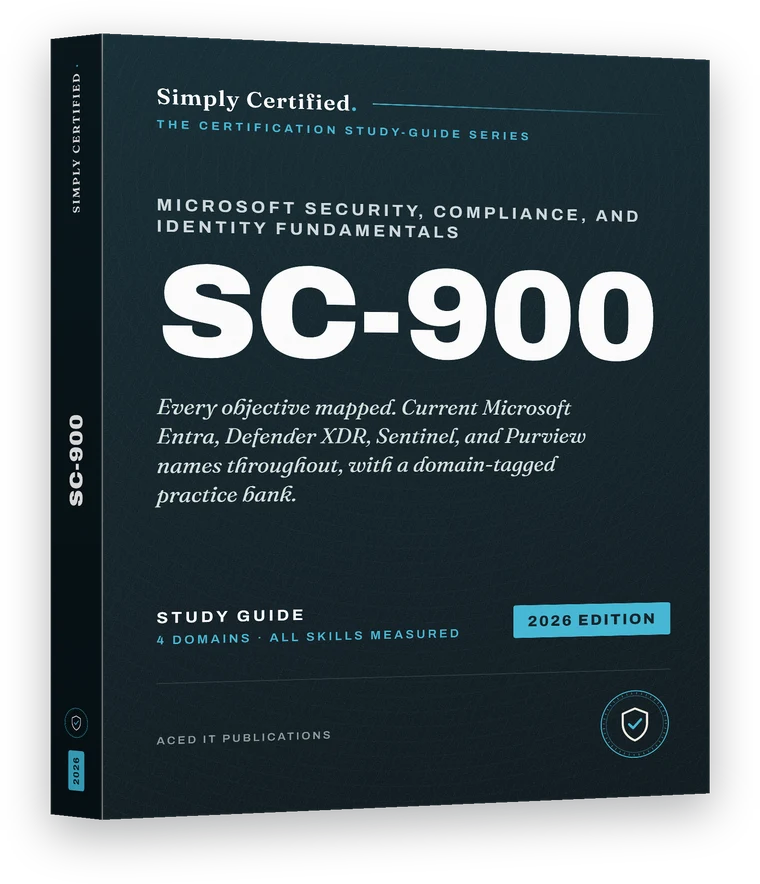 Microsoft SC-900 study guide, 2026 edition