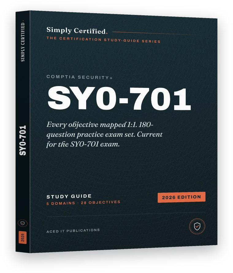 CompTIA SY0-701 study guide, 2026 edition